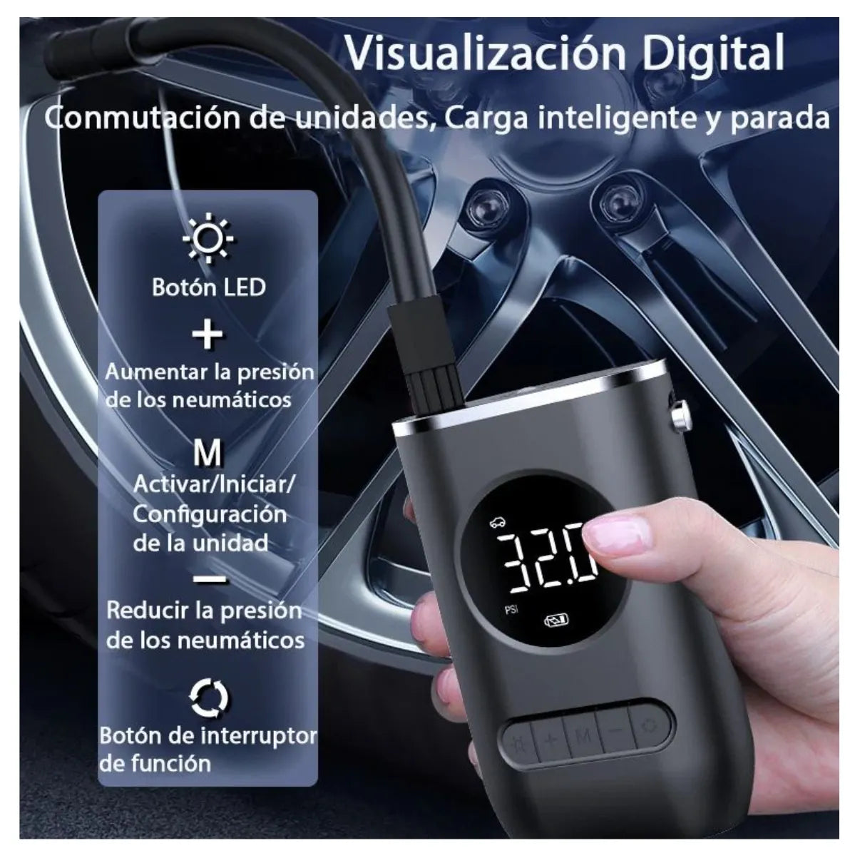 Compresor Aire Multifuncional - Portatil